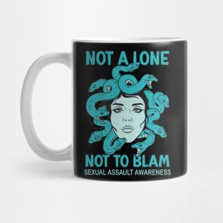 Medusa: Not Alone, Not to Blame (Sexual Assault Awareness Tee) Mug